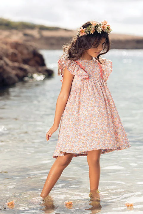 Robe de cérémonie avec fleur