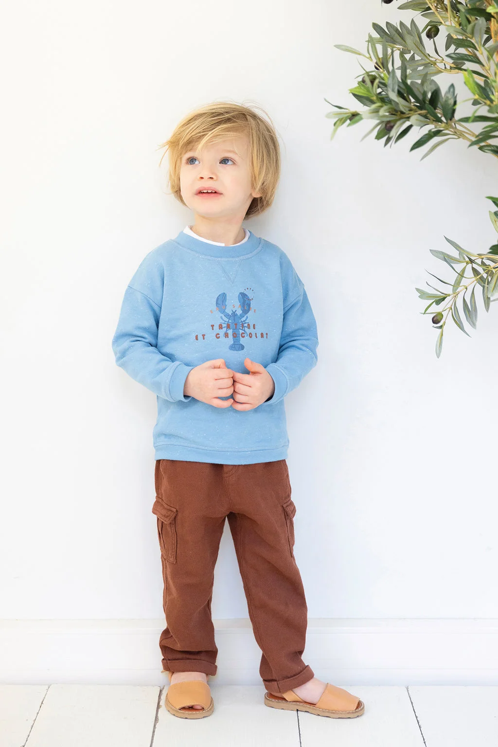 Pantalon brun avec poches