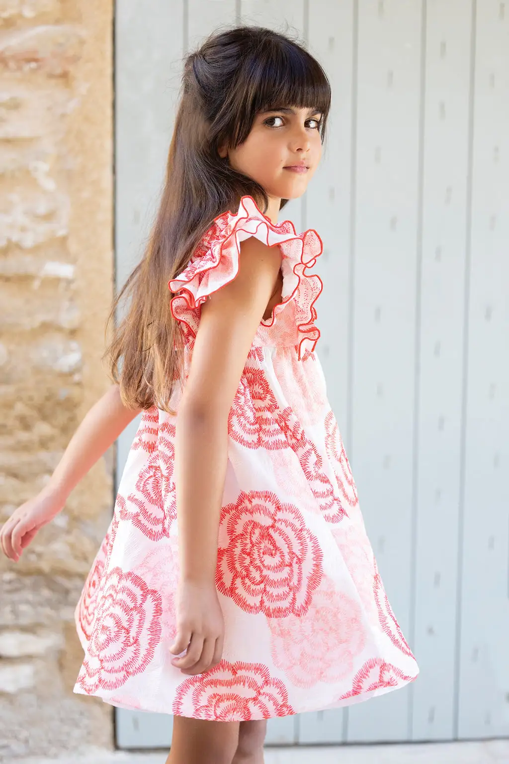 Robe Rouge et blanche