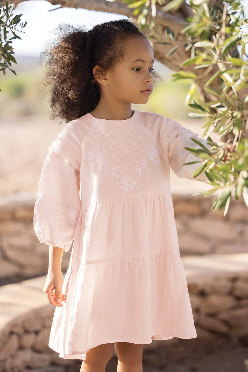 Robe rose clair