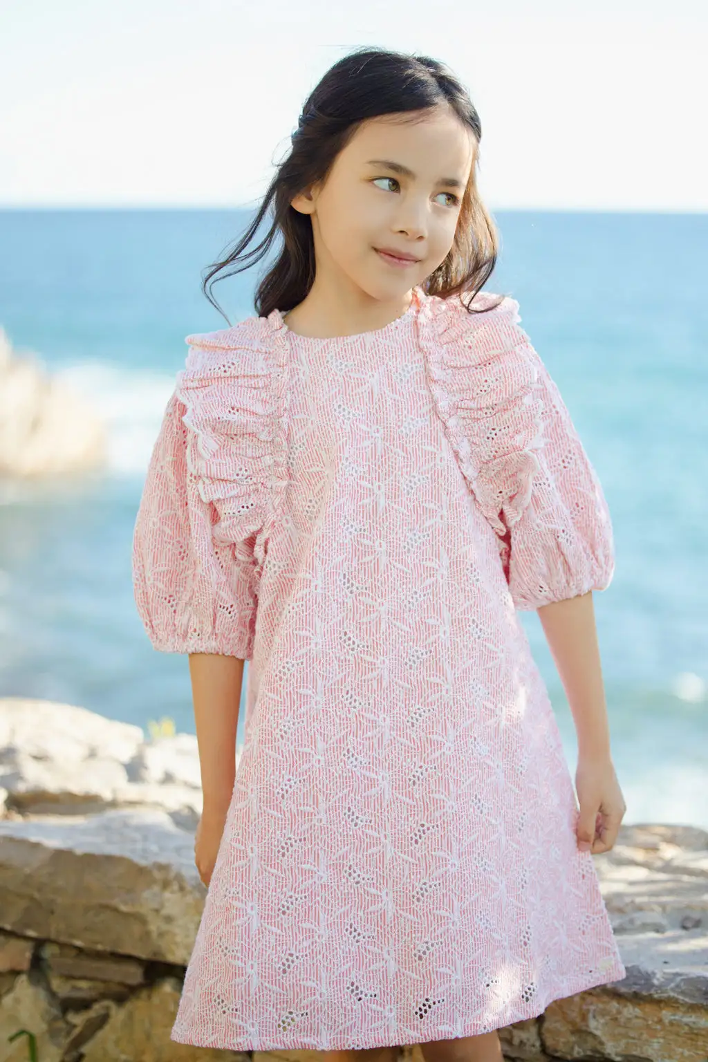 Robe de cérémonie rose
